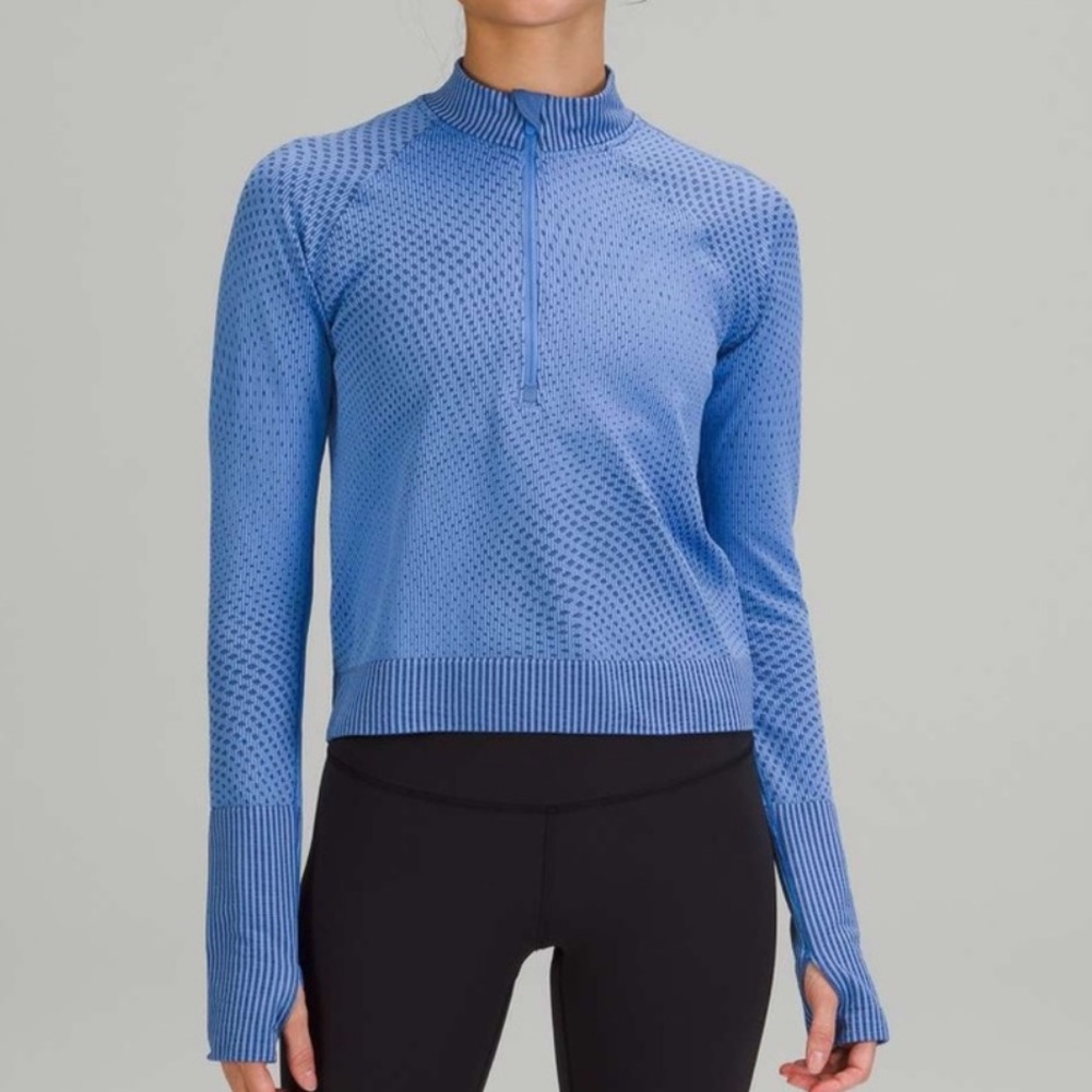 Lululemon Rest Less Cropped Half Zip